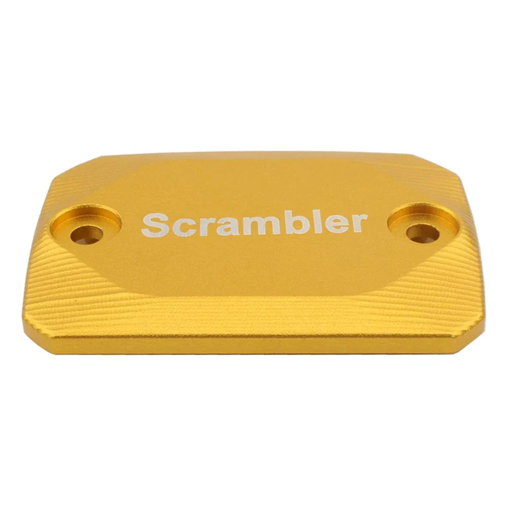 Ducati Scrambler 1100 Gold Brake Clutch Reservoir Cover Oil Pump Cap
