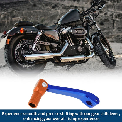 Folding Motorcycle Gear Shifter Lever for Honda CRF150F (2003-2017) Blue/Orange