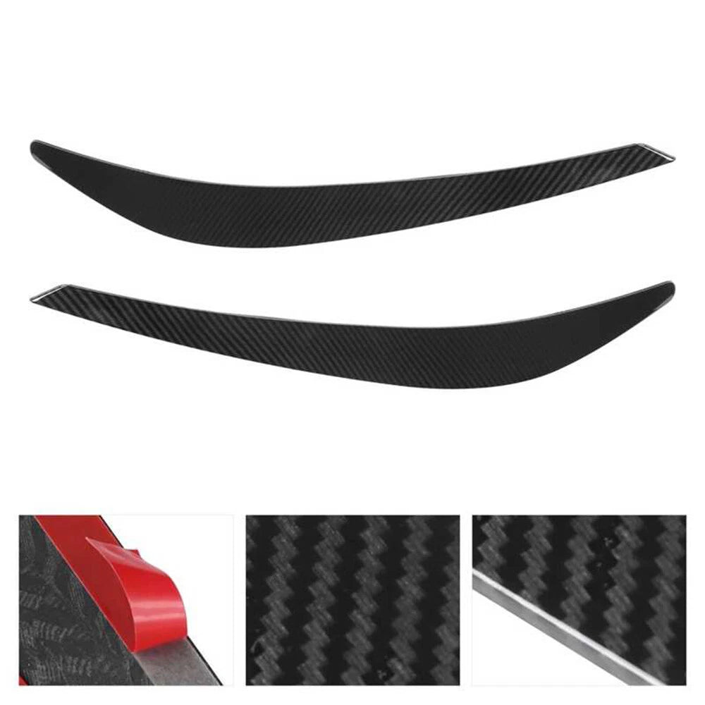 Carbon Fiber Headlight Eyebrow Trim Covers for Holden Commodore VF SS SSV
