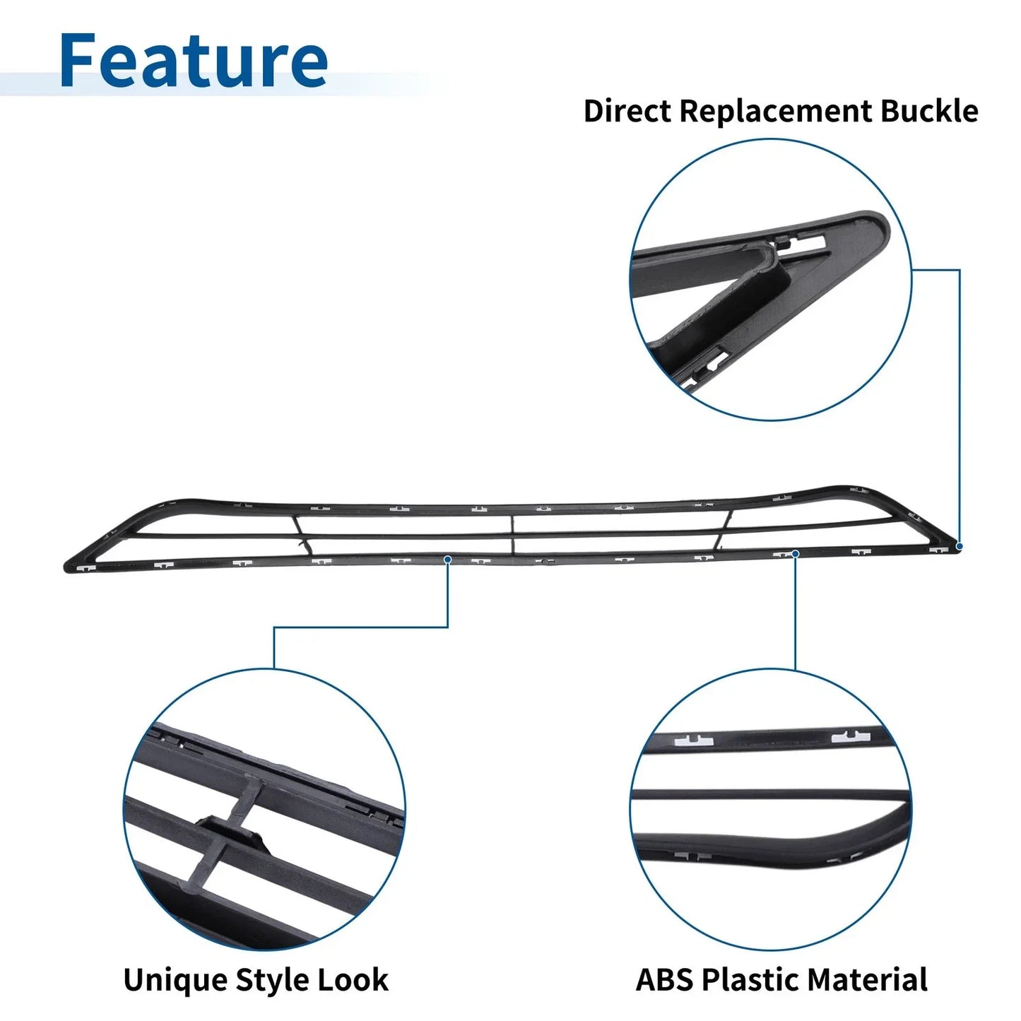 Lower Grille Bumper Cover for Hyundai Sonata (2014)