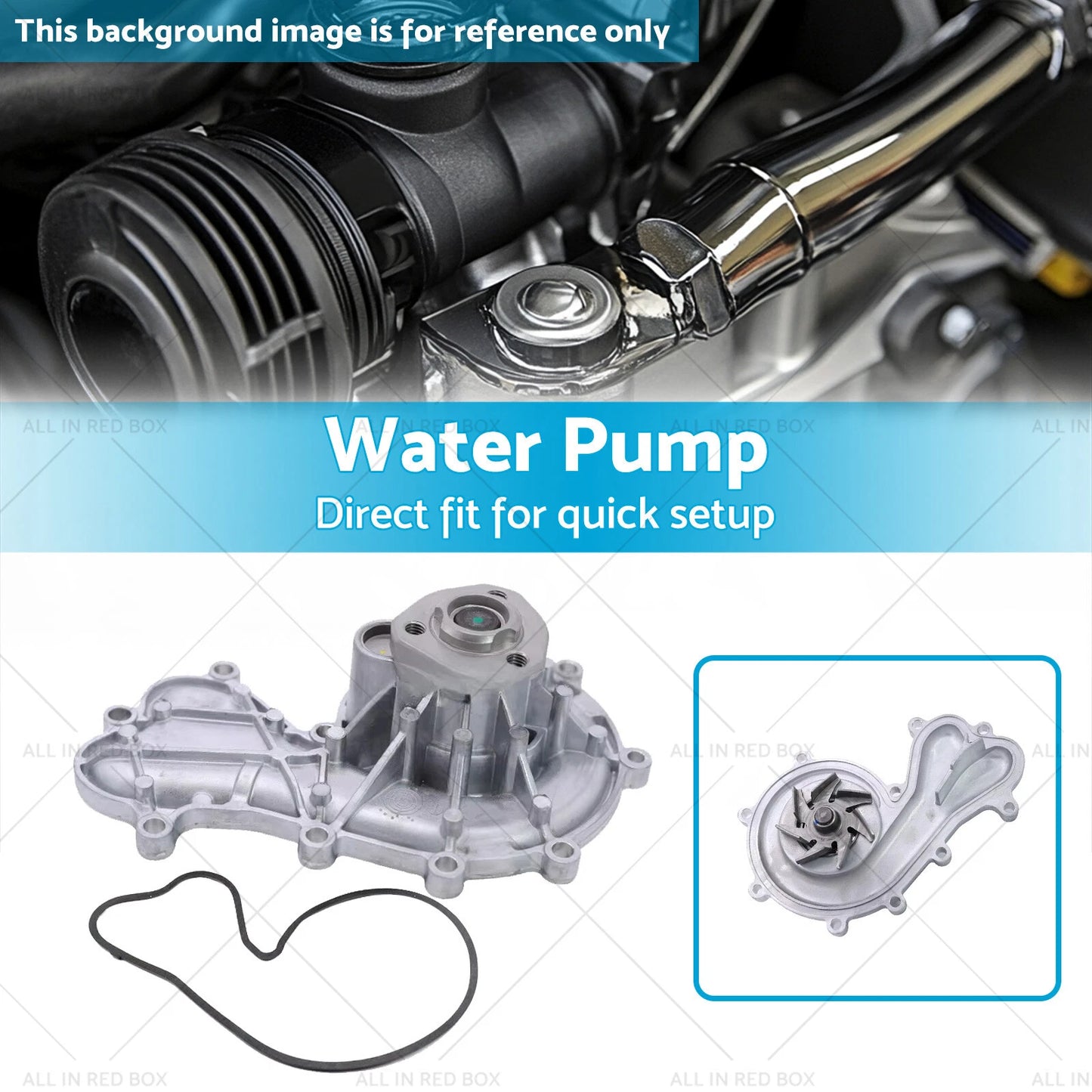 Water Pump for Volkswagen Touareg 3.0L, Audi Q7 3.0 (2011-2019)