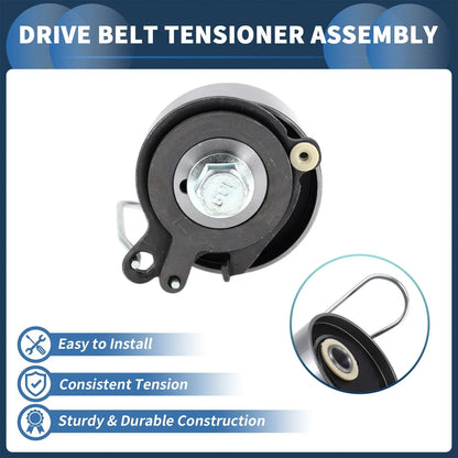 Belt Tensioner for Honda Civic 1.7L L4 (2000-2012) - Durable Metal 1 x Piece