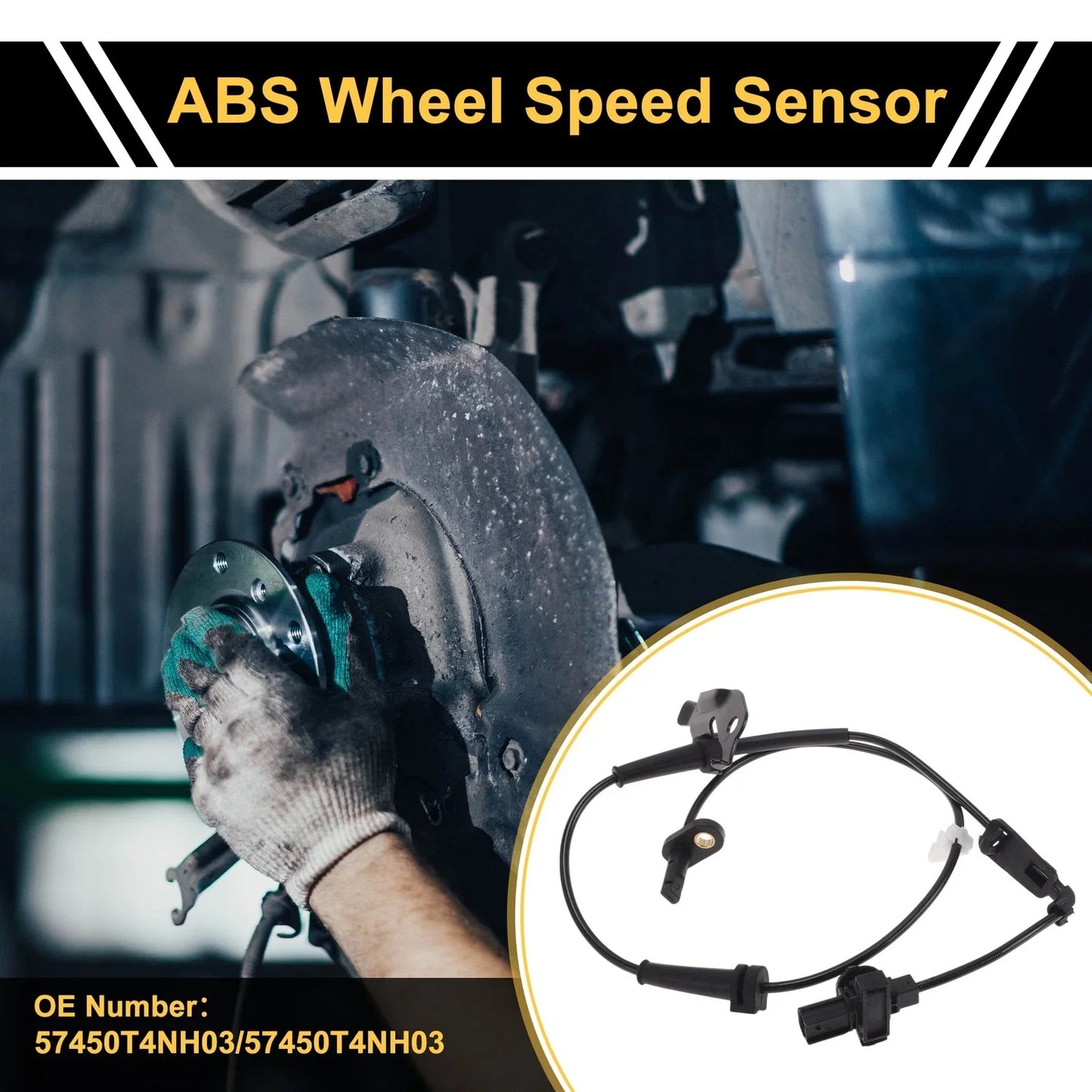 ABS Wheel Speed Sensor for Honda Jade (2015-2020) 1 x Front Right Sensor