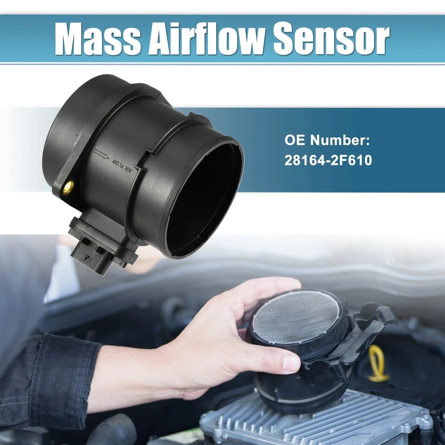 Mass Air Flow Meter MAF Sensor for Hyundai Tucson TL TLE 2.0 CRDi (2015-2020)