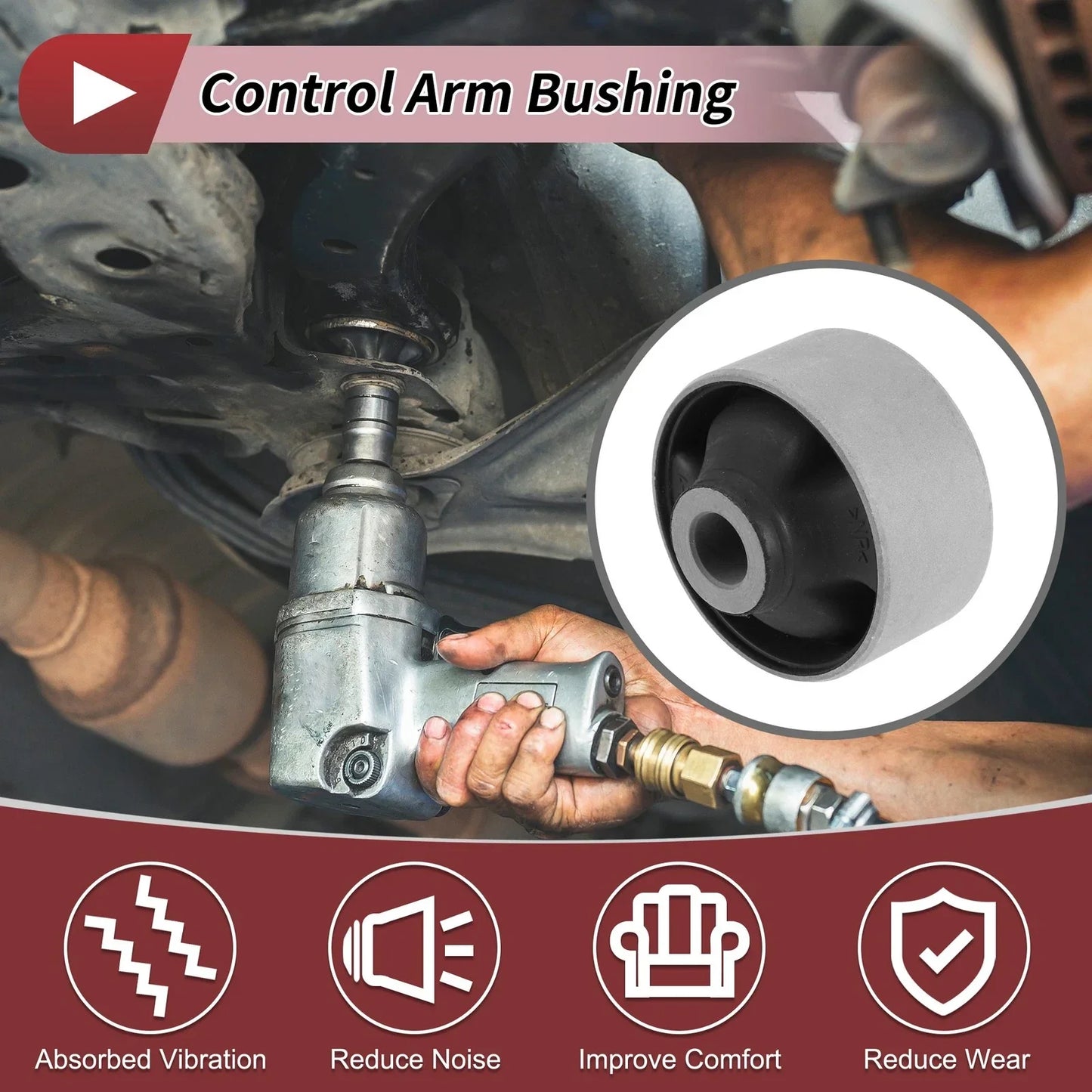 Front Lower Control Arm Bushing for Hyundai Elantra Tiburon (2003-2006)