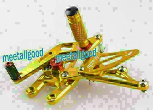 Rearset Rear Set for Kawasaki Ninja ZX10R (2004-2005) Gold Motorcycle