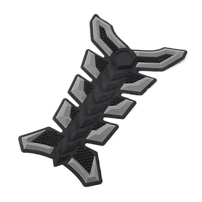 3D Decal Sticker Protector for Universal Motorcycle Grey Gas Fuel Tank Pad