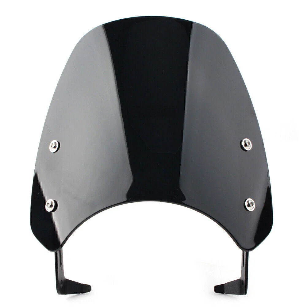 ABS Black Motorcycle Windshield + Bracket for SCRAMBLER 1200 (2019-2021)