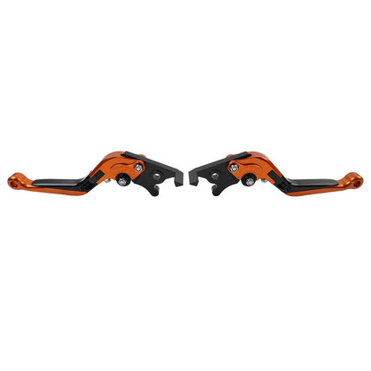 Orange Extendable Brake Clutch Levers for Kawasaki Z1000 ZX6R (2007-2018)
