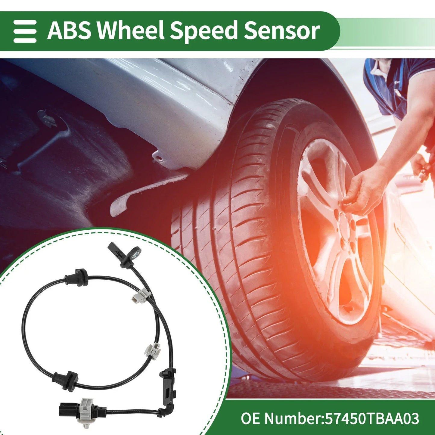 ABS Wheel Speed Sensor for Honda Insight Front Right (2000-2006)