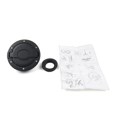 Fuel Tank Door Cover for Jeep Wrangler JK (2007-2018) Black