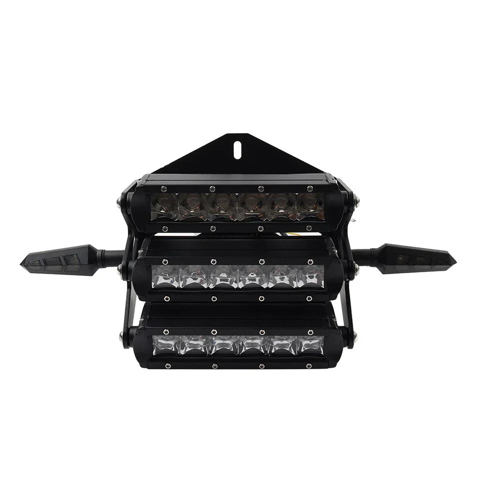 Triple Headlight Headlamp Kit for Honda Ruckus GY6 Scooter (2003-2023)