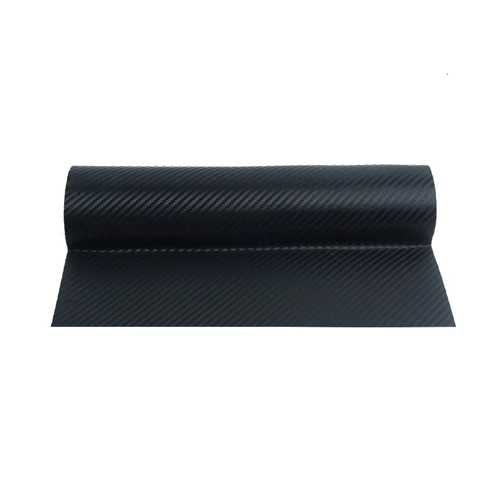 Black 3D Carbon Fiber Vinyl Wrap Roll Film Sticker for Car/Home 127x30cm DIY