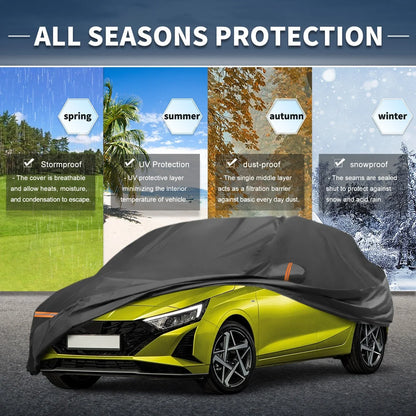 Waterproof PEVA Cotton Car Cover for Hyundai i20 (2014-2021) with Zipper