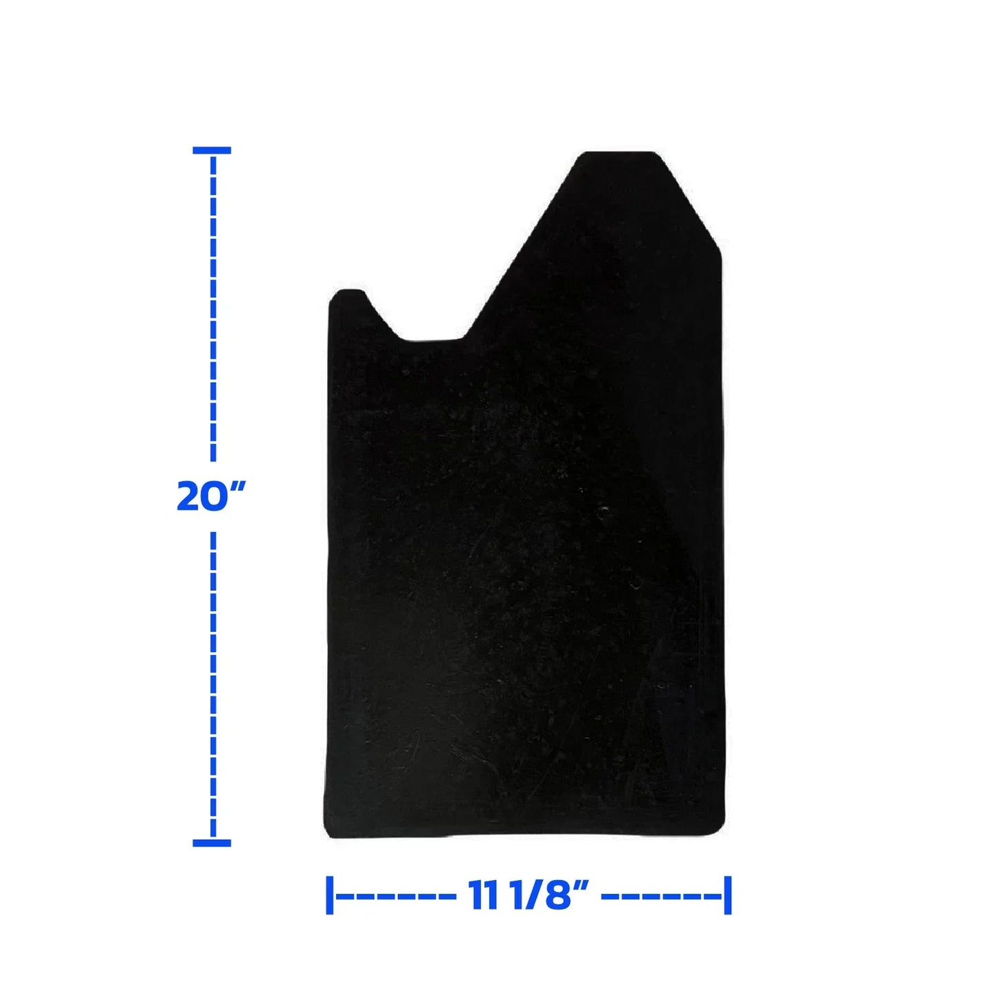 Mitsubishi 4WD 4X4 Off-Road Mud Flaps Splash Guards  Black Rubber