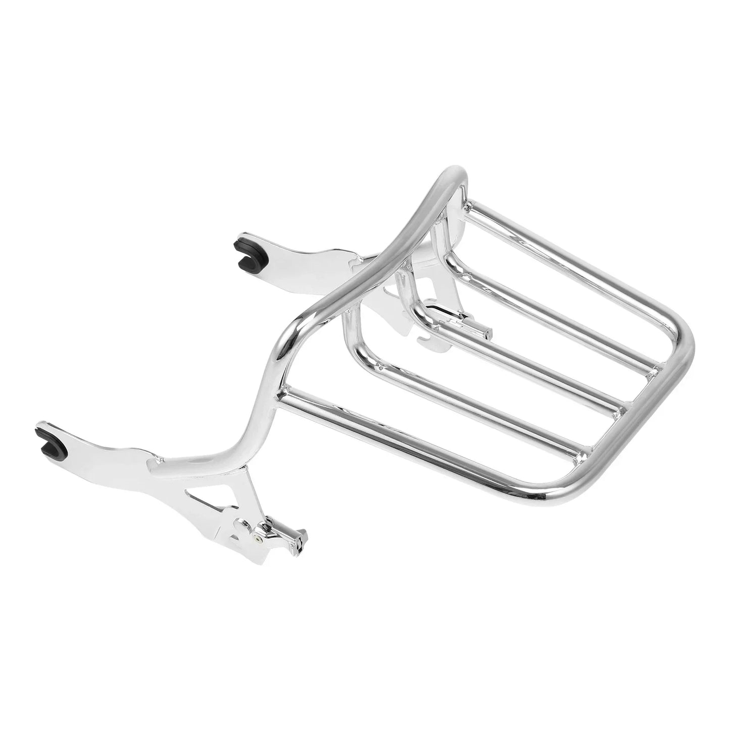 Chrome Sissy Bar Backrest & Luggage Rack Docking Kit for Harley Softail (18-25)