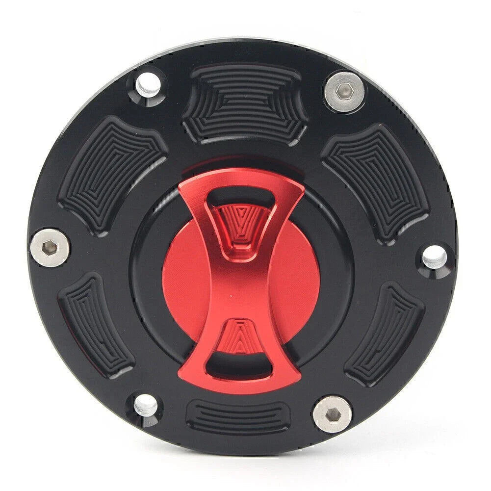 Aluminum Fuel Gas Tank Cap Cover for Kawasaki Ninja 250R EX250 (2008-2012)