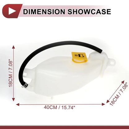 Coolant Expansion Overflow Tank with Cap for Chrysler 200 (2011-2014)
