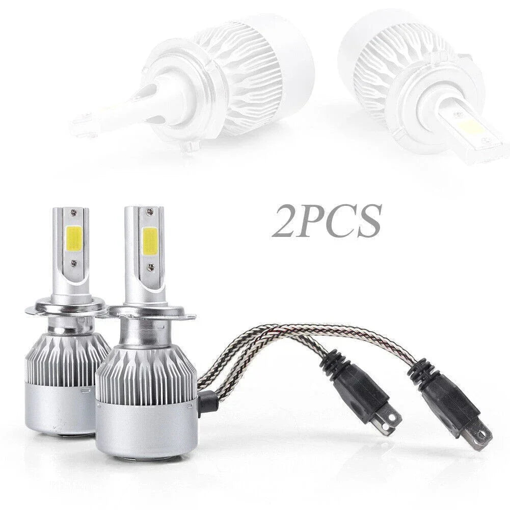 H7 7600LM 36W LED Headlight Bulbs for Car (6000K)