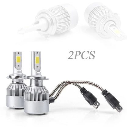 H7 7600LM 36W LED Headlight Bulbs for Car (6000K)