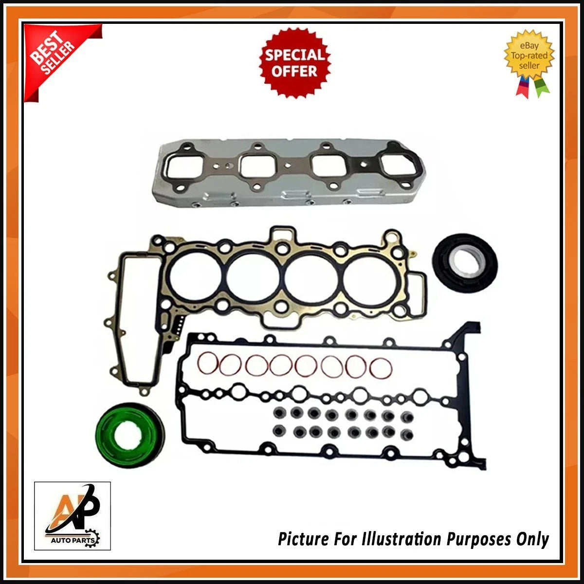 Engine Piston Set Heavy Duty with Rebuild Kit for Range Rover 204DTD (2015–2021)