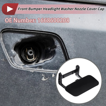 Front Right Side Bumper Headlight Washer Nozzle Cover for Mercedes-Benz ML63