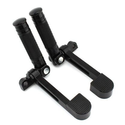 Stirrup Heel Foot Rest Pegs for Harley Sportster XL 883 1200 Softail FXWG FXR