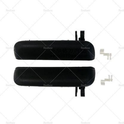 Pair Black FRONT Outer Door Handles for Toyota Starlet EP91 (1996-1999)