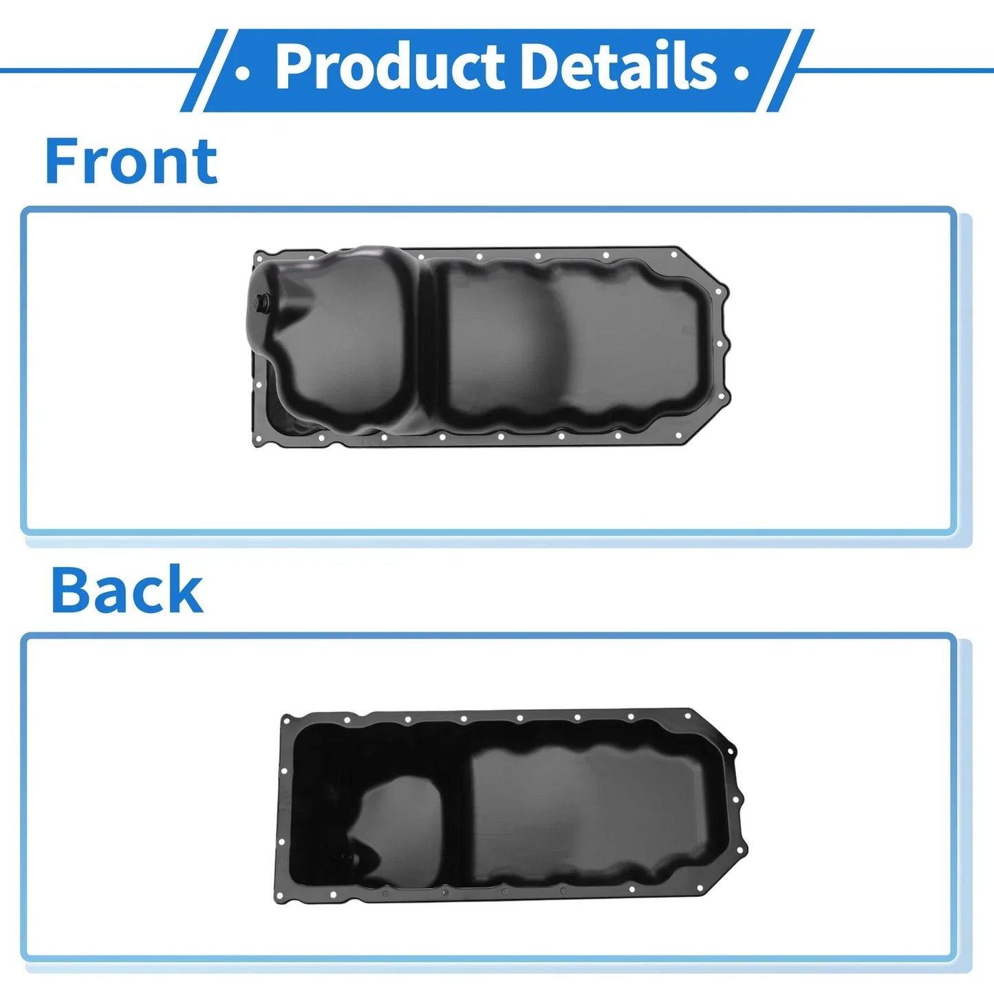 Engine Oil Pan for Dodge Ram 1500 2003-2010 Aluminum Alloy