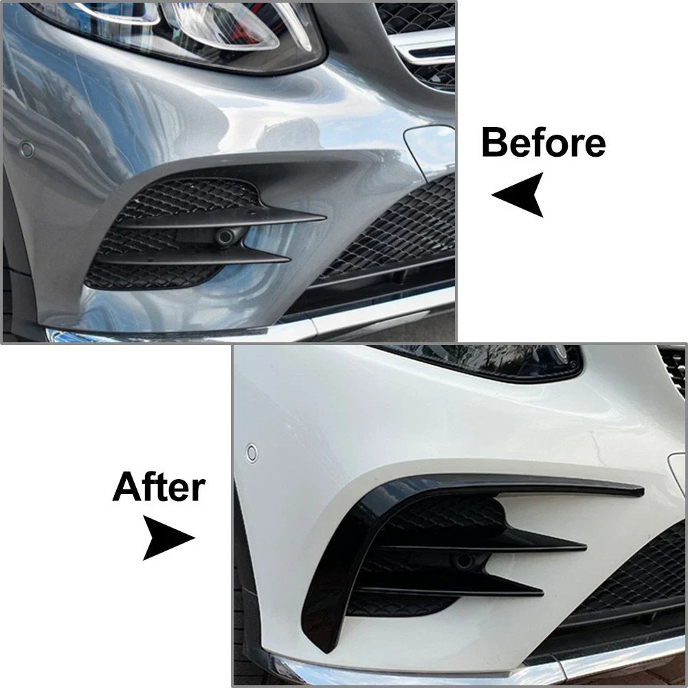 Front Fog Lamp Strip Trim for Mercedes Benz GLC Class X253 C253 (2016-2019)
