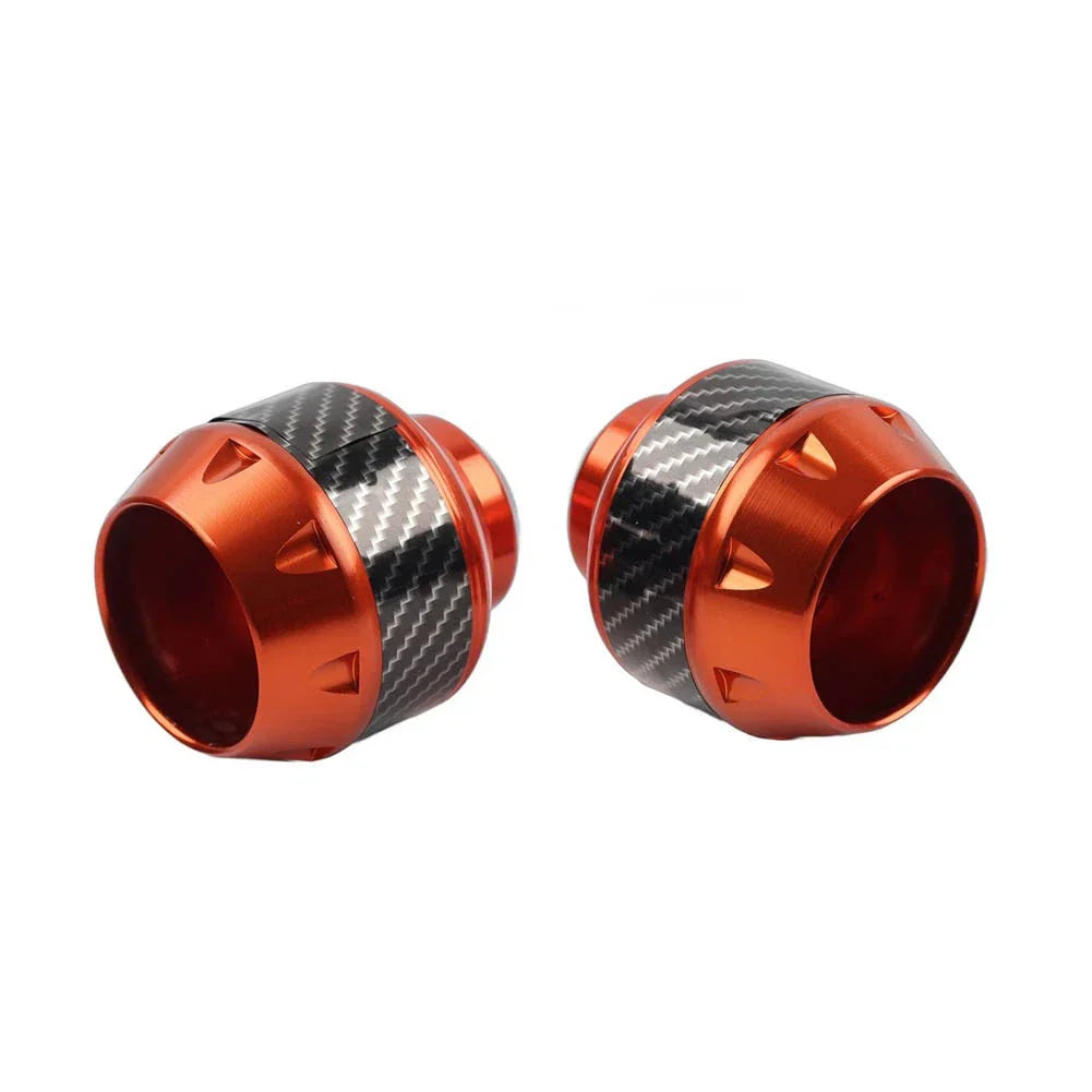 Front Fork Frame Sliders Crash Protection for Motorcycle - Orange