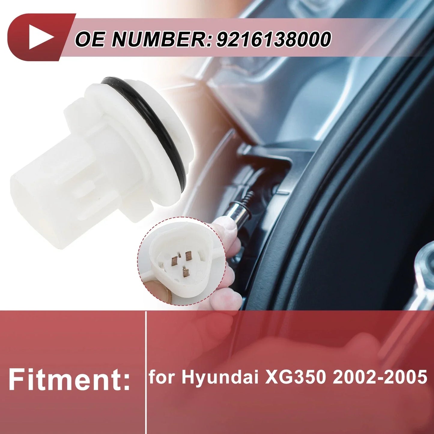Headlight Light Socket for Hyundai XG350 2002-2005 (1 x Socket)