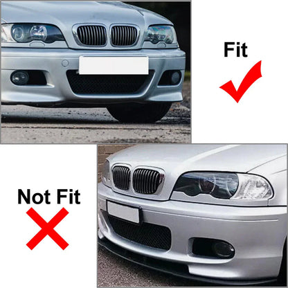 Carbon Fiber Front Fog Light Covers for BMW E46 M3 (2001-2006)
