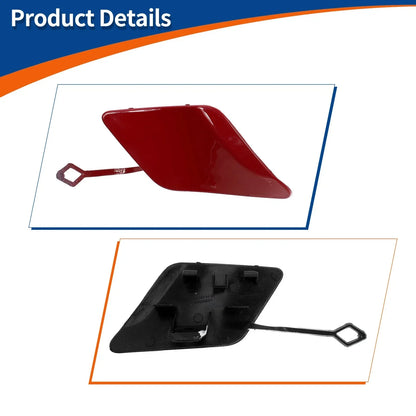 Front Bumper Tow Hook Cap for Mercedes-Benz C250 (2012-2015) - Bright Red