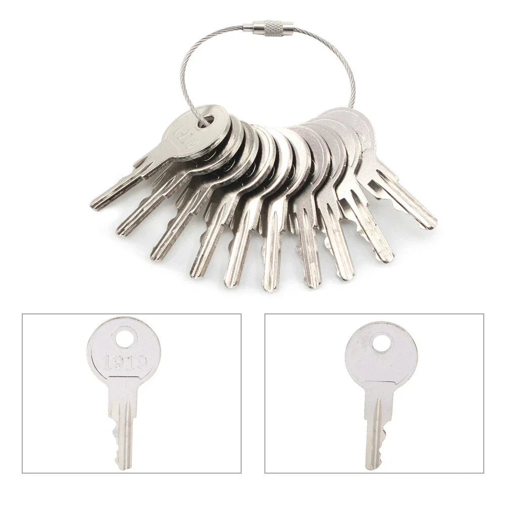 10 x Ignition Keys w/Key Ring for EZGO Golf Carts 1982+