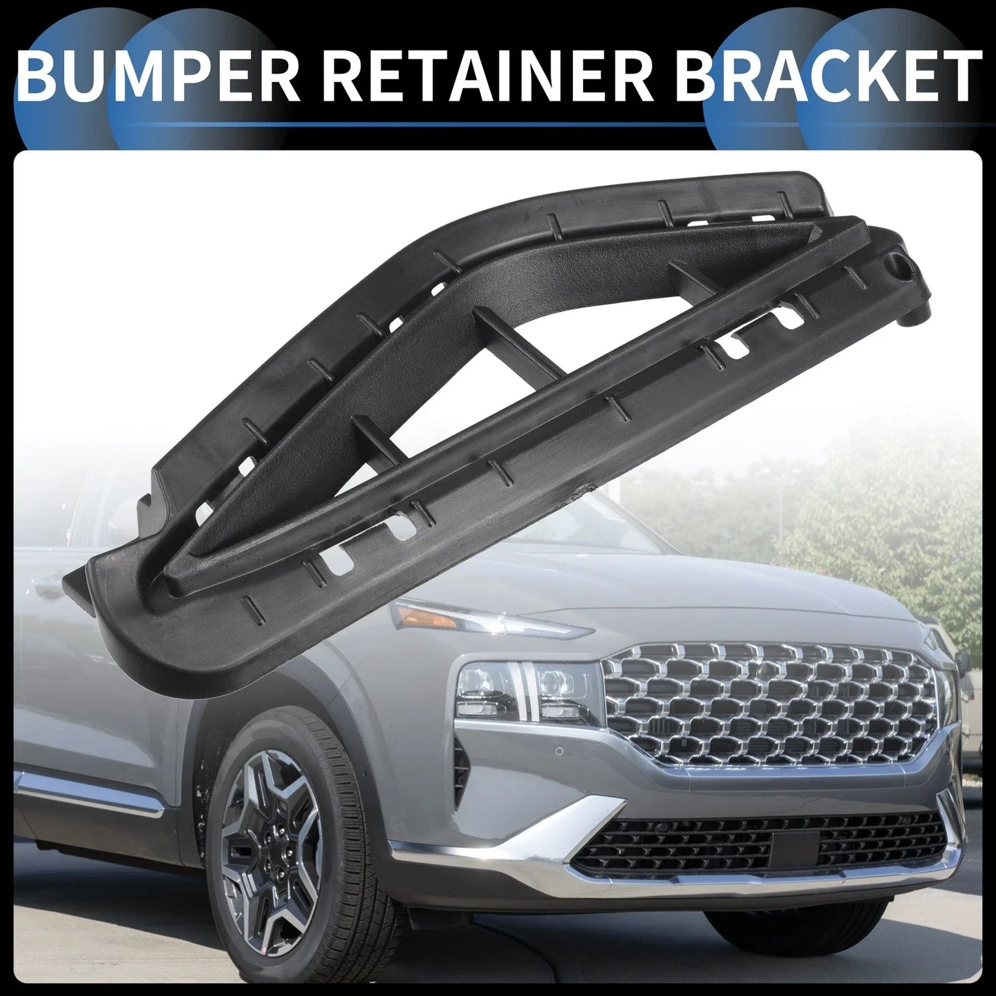Left Front Bumper Retainer Bracket for Hyundai Santa Fe (2021-2023)
