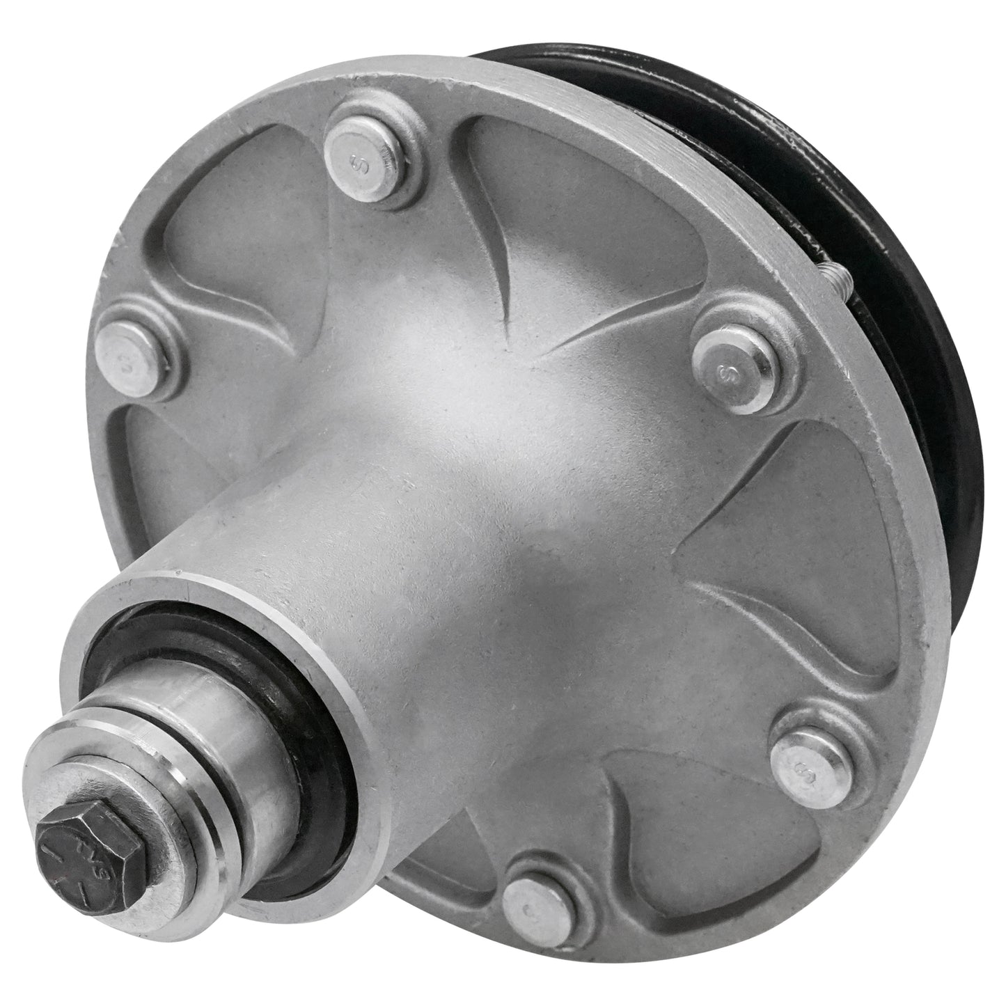 Caltric Deck Spindle Replacement w Pulley 6.50 for Exmark Staris STS730AKC524 (2005–2015)