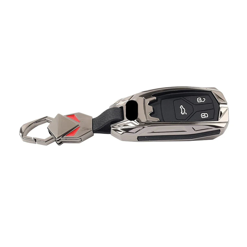 1x Black Smart Remote Key Fob Cover for Audi A4 A5 S5 SQ5 Q5 Q7 TT (2008-2023)