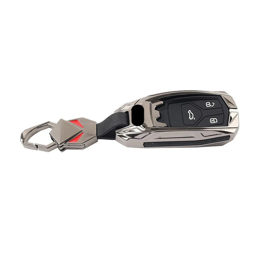 1x Black Smart Remote Key Fob Cover for Audi A4 A5 S5 SQ5 Q5 Q7 TT (2008-2023)