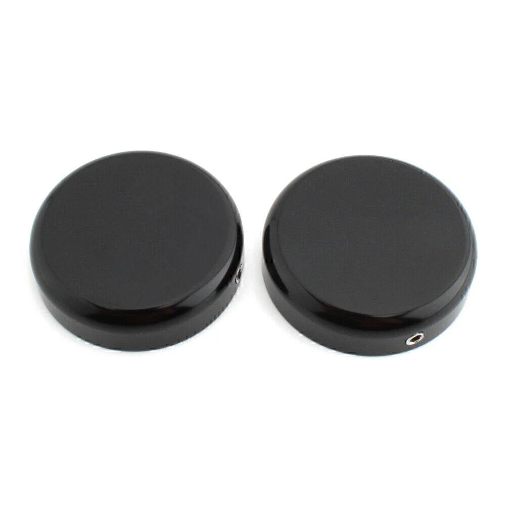 Gloss Black CNC Upper Fork Caps for HARLEY SOFTAIL STREET BOB (2018-2020)