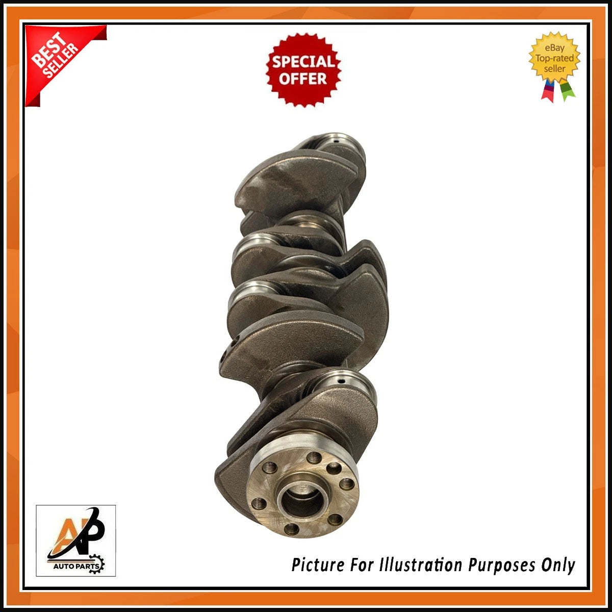 Forged Crankshaft OEM Replacement for BMW N55 3.0L 135i 740i (2011–2019)