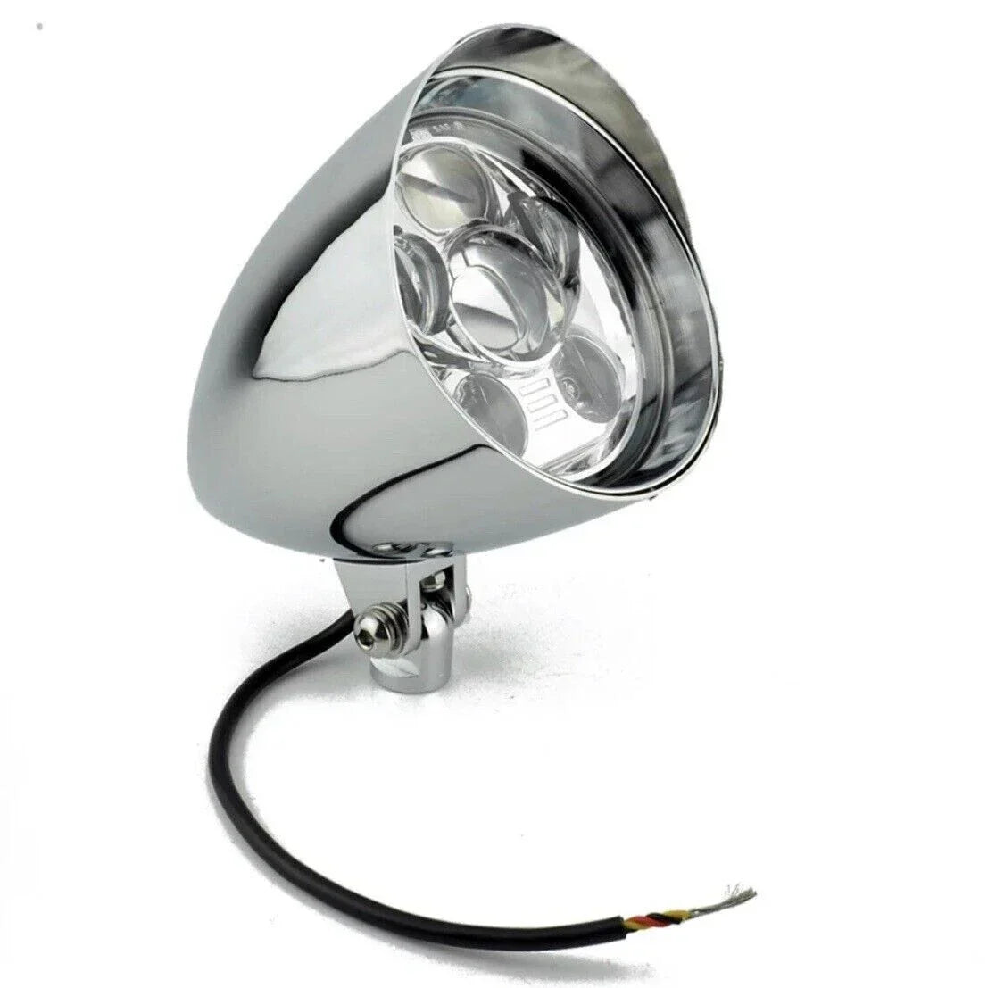 5.75" Chrome LED Daymaker Bullet Headlight for Harley Sportster Dyna Softail (2004-2023)