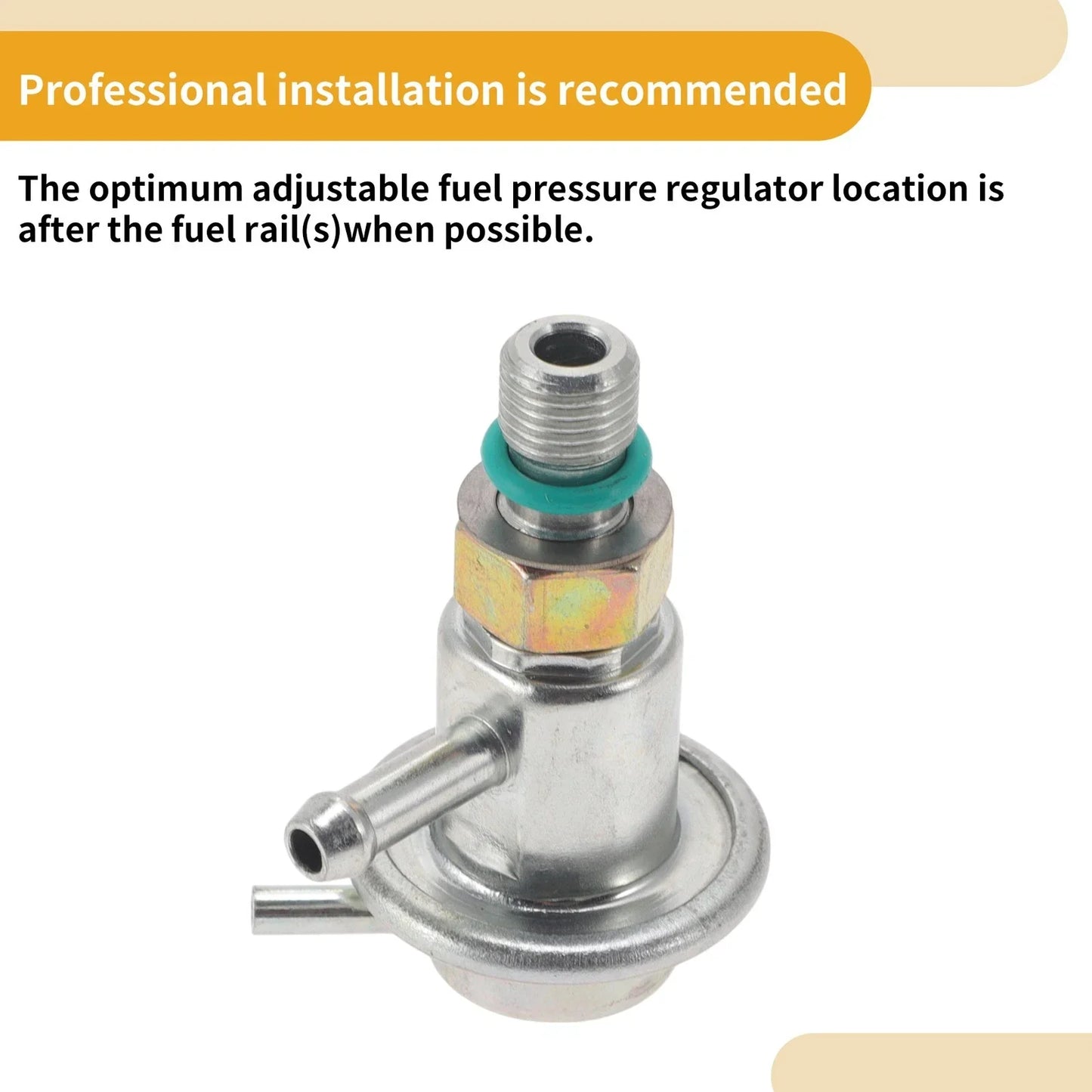 Fuel Pressure Regulator for Honda Accord (2001-2004) Metal 20-70 Psi