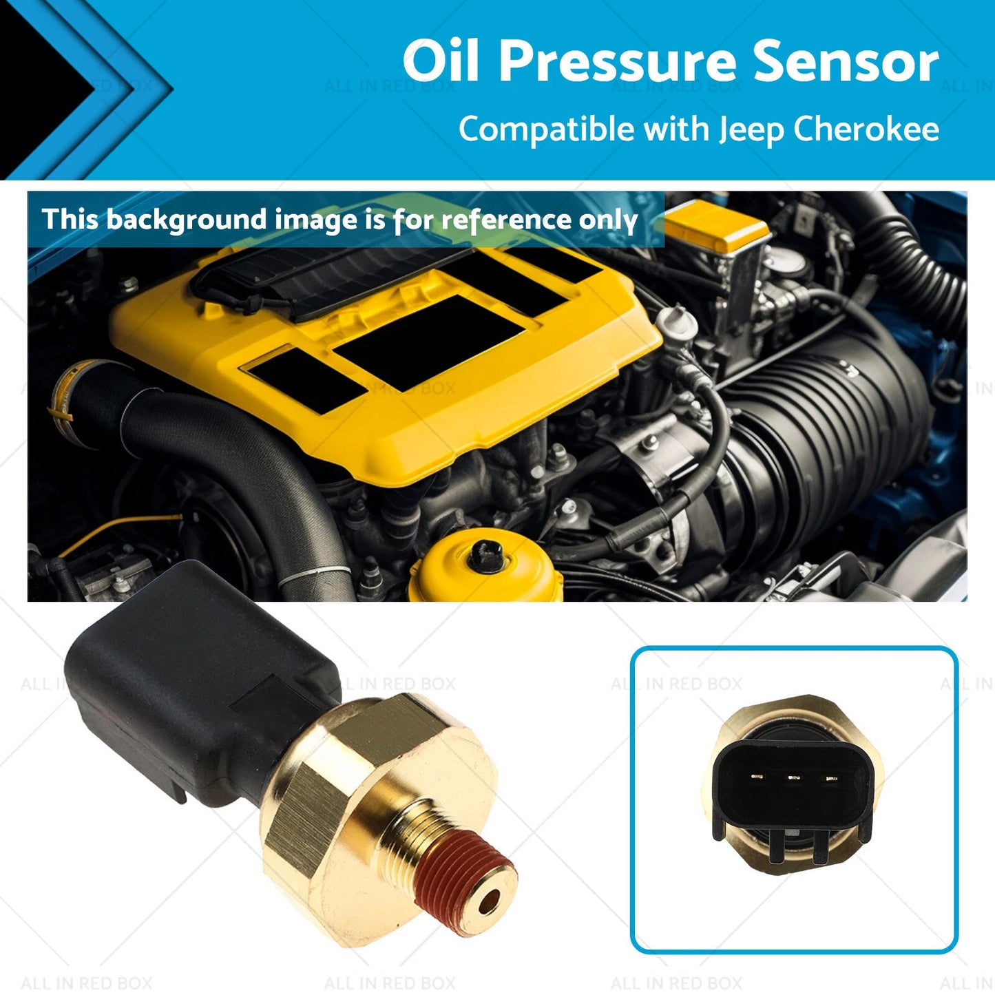 Oil Pressure Sensor for Jeep Cherokee, Dodge Ram, Chrysler 300 (2005-2016)