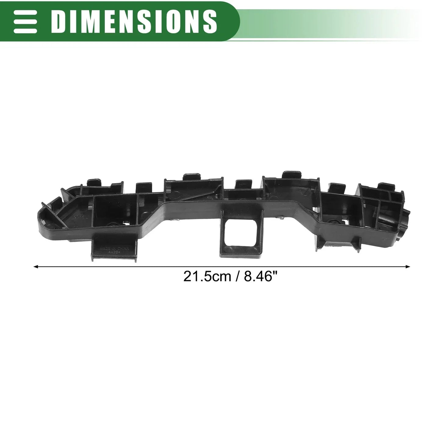 Front Bumper Support Bracket for Honda Accord (2015-2019) Black