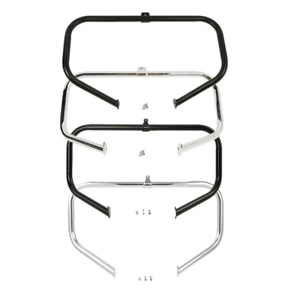 Chrome/Black Highway Engine Guard Crash Bar for Harley Road King (1997-2024)