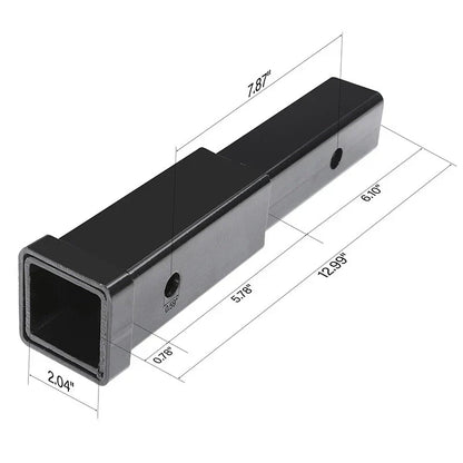 2" Receiver Trailer Extension Hitch for Towing 4000Lbs
