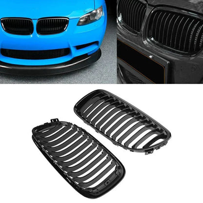 Black Upper Bumper Mesh Grille for BMW E90 3-Series E91 LCI 2008-2011
