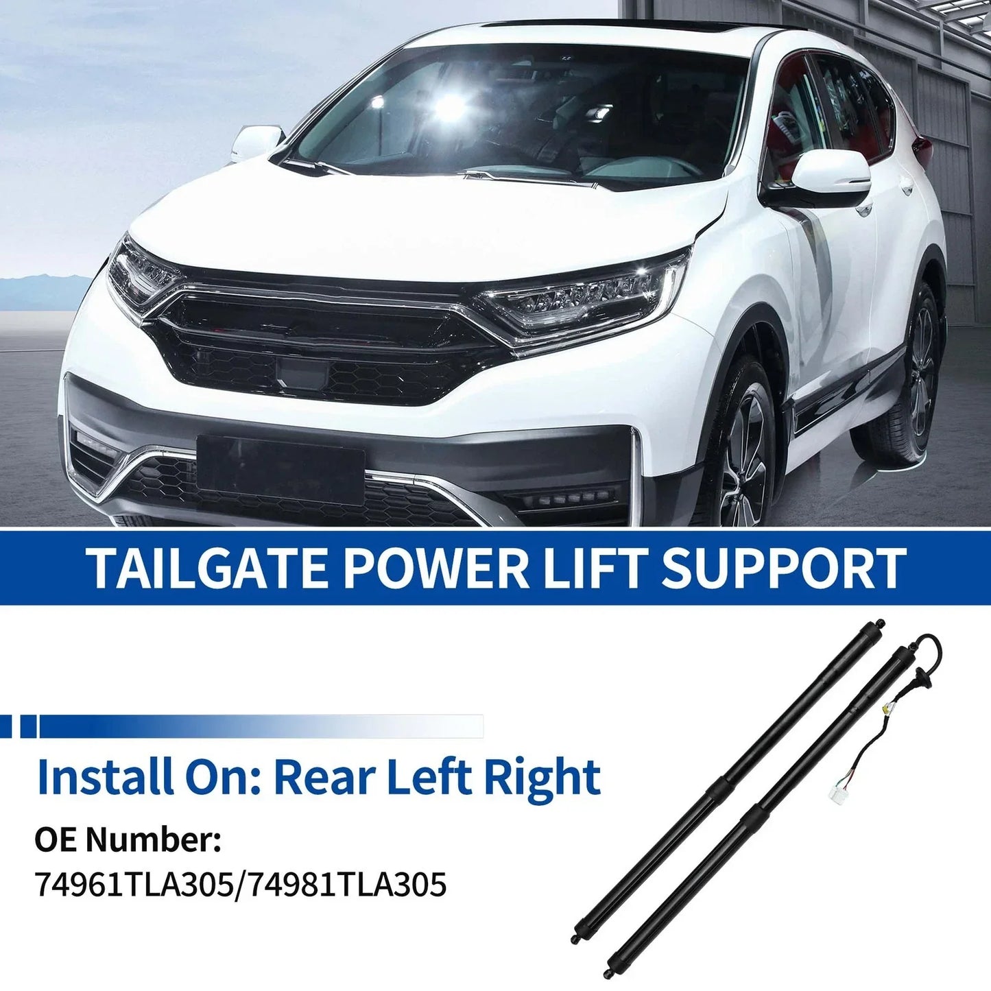 Rear LH RH Tailgate Power Lift Support for Honda CR-V (2017-2021)