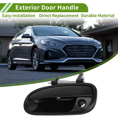 Exterior Door Handle for Honda Civic 1996-2000 Black Front Left Plastic